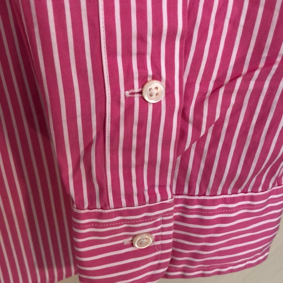 Pink & White Striped Ralph Lauren Blue Pony XL - Picture 6 of 8